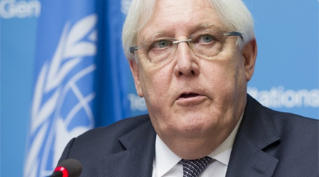 The Special Envoy for Yemen, Martin Griffiths