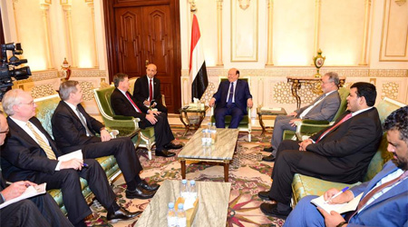 President Hadi receives US Acting Assistant Secretary of State.