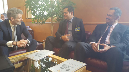 Yemeni official meets with UK Ambassador to Geneva