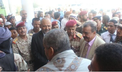 Presided over Maj. Gen. Ben Brik an extraordinary meeting with executive office - valley and the desert of Hadramout