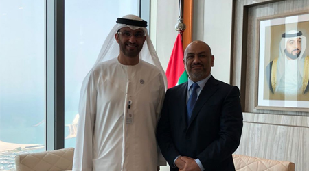 FM, UAE's Sultan Al Jaber discuss promotion of bilateral ties
