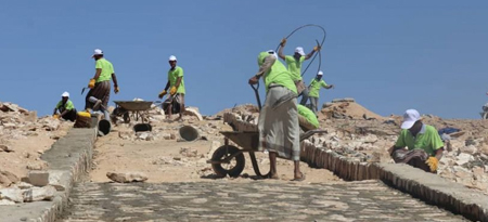 KSrelief launches labor intensive projects in Shabwa