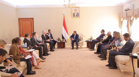 Bin-Dagher meets with UN Official for Humanitarian and Relief Affairs