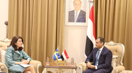 FM, his Swedish counterpart discuss the developments in Yemen