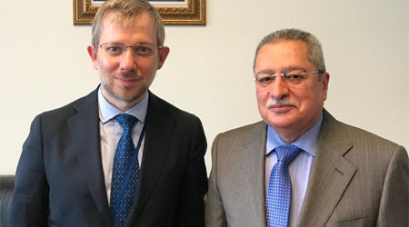 Mustafa, European official discuss developments in Yemen