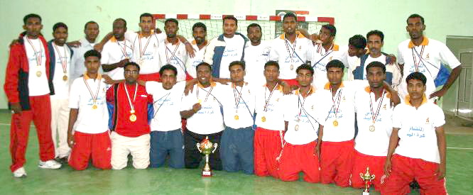 Al-tadhamon handball end their preparations for Aden  Premier League 