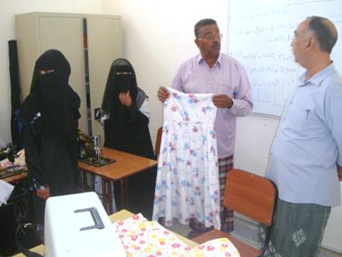 Vocational Training Centre  in Seiyoun organizes knitting, sewing  coruse  for  