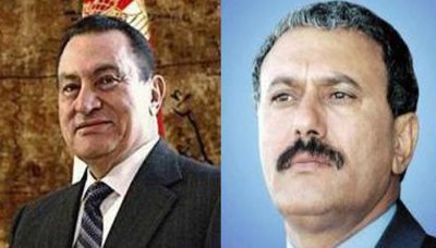 Saleh talks to Mubarak and  congratulate him