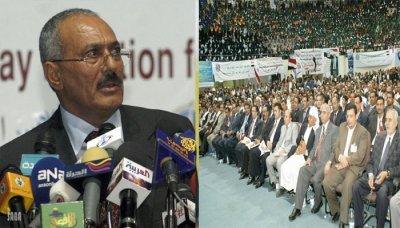 Saleh announce new initiative includes new constitution, Gov't