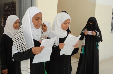 Al-aqsa group of  Al-khattab Girls School conclude its activities 
