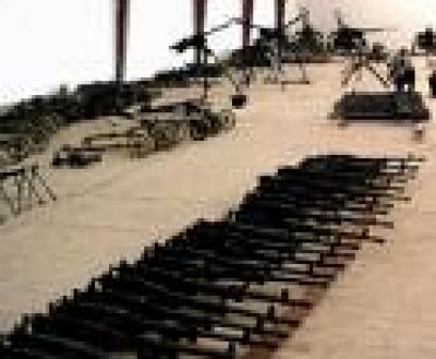 Police seize weapons in Arhab district