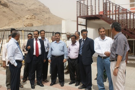 Al-deini and Alissa inspects workflow at  Ba-radim