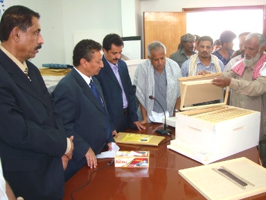 Inaguratuon of Potattoes seed,  delivery of beehives to affected by the floods in the  Wadi