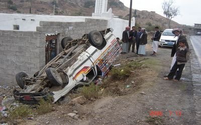  35 people died in road accidents in Yemen