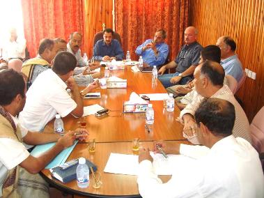 Al-aja'am chairs a meeting in Seiyoun between the  Calvary company and Local Council. 