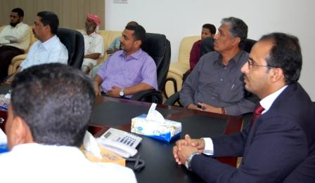 Al-deini visits Hadhramout Cement Factory