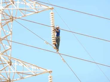 Hadhramout  power institution  ends   power transmission maintenance program    