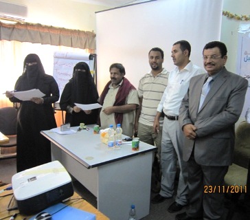 Hadhramout University students concludes their training course on