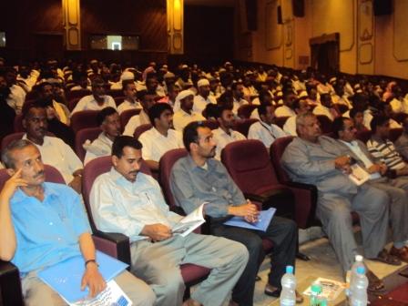 Hatem and  Dr. Qmzawi inaugurate a course for school buildings  maintenance 