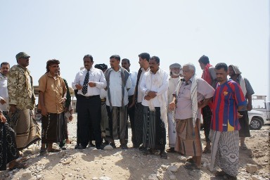 Al-Socotri inspects  Rakhmit region water project 