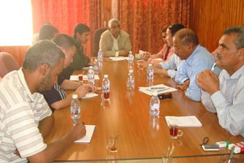 Omaier familiarizes himself with Snopk company and GP G activities in sector 71 