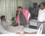 Khanbashi, Hatem visits students of the Faculty of Medicine in  Hospital