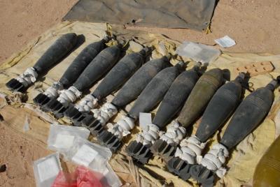 Army storms a terrorists' workshop for manufacturing mines and explosives