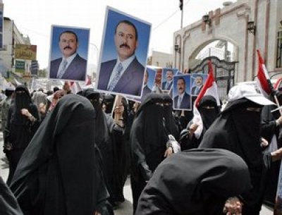 Women rally in Ibb, Hodeidah supporting constitutional legitimacy