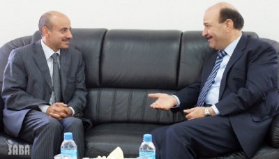 Yemeni official meets outgoing Jordanian envoy