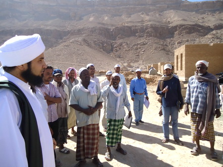 Al Bouti, Shaykh Al Nahdi, Habib al-jufri and Dr. Winter visits Sheikh Khalifa city  