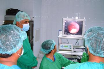 Seiyoun General Hoslpital  launches a new device  to break up stones