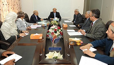 President Hadi receives liaison committee