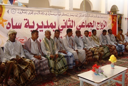 Saah  district celebrates  second  mass weeding  of 48 groom and bride.