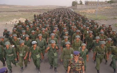 Ministry of Defense Military field teams  visit   Wadi Hadhramaut and the desert