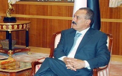 Saleh receives French Interior Minister