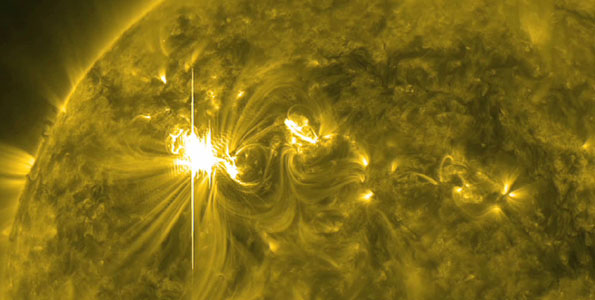 Strong space weather storm hits Earth