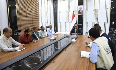Hadhramaut Governor Reviews UNESCO's Interventions in Historic Monuments Restoration Projects in the Governorate