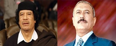 Saleh telephones al-Gaddafi