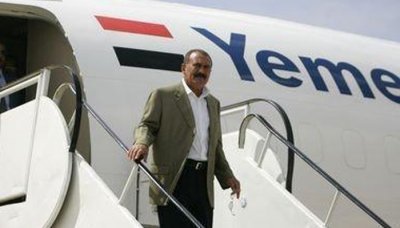 President Saleh returns home