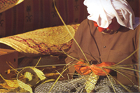 Palm leaf handicrafts in Hadramout 