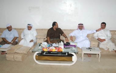 Al-deini meets  Engineer Bugshan