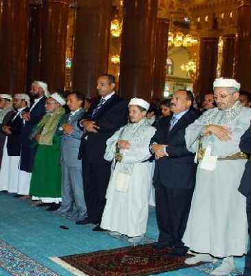 President performs Eid Prayers in Sana'a