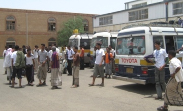 Youth convoy from Hadhramaut arrives in Sana'a