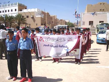 Different types of Events to celebrate Traffic Week in Wadi  Hadramout