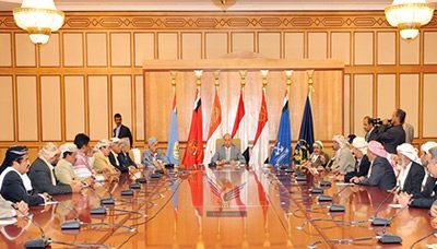 VP meets tribal group members