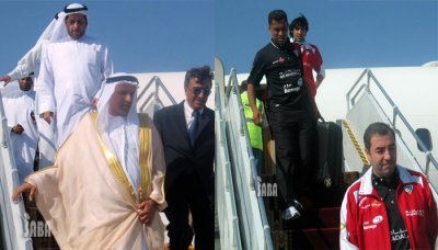 UAE and Omani Football squads arrive in Aden for 20th Gulf Cup