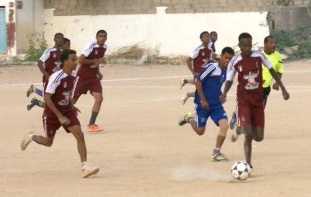 Al-sumud equalizes with Al-ahgaff  to  a draw in Sportsmen Association league 