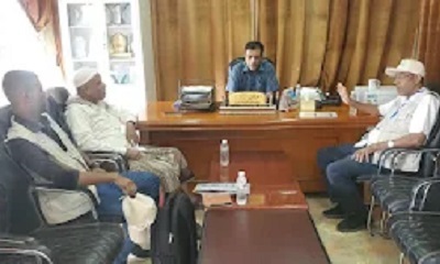 Walikota Qatn Temui Tim Pencatat Sipil Di Lembah Dan Sahara