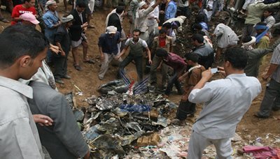 Pesawat Sukhoi-22 Jatuh Di Sana'a, Pilot Meninggal