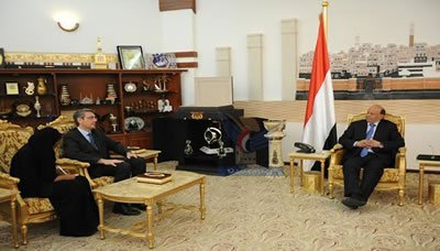 Presiden Dan Dubes Perancis Bahas Perkembangan Yaman